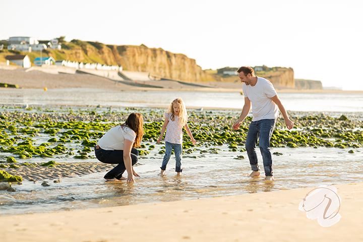 famille bord de mer